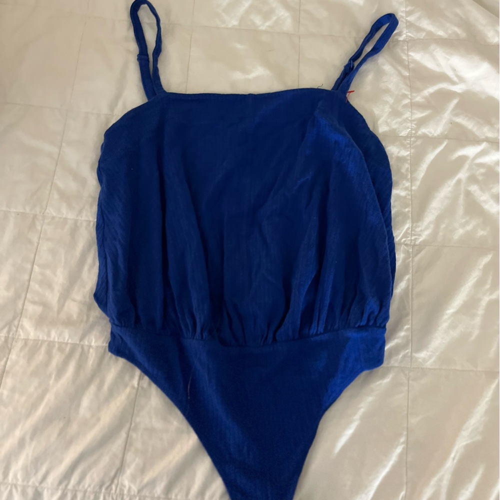 Free People Kids Royal Blue Bodysuit